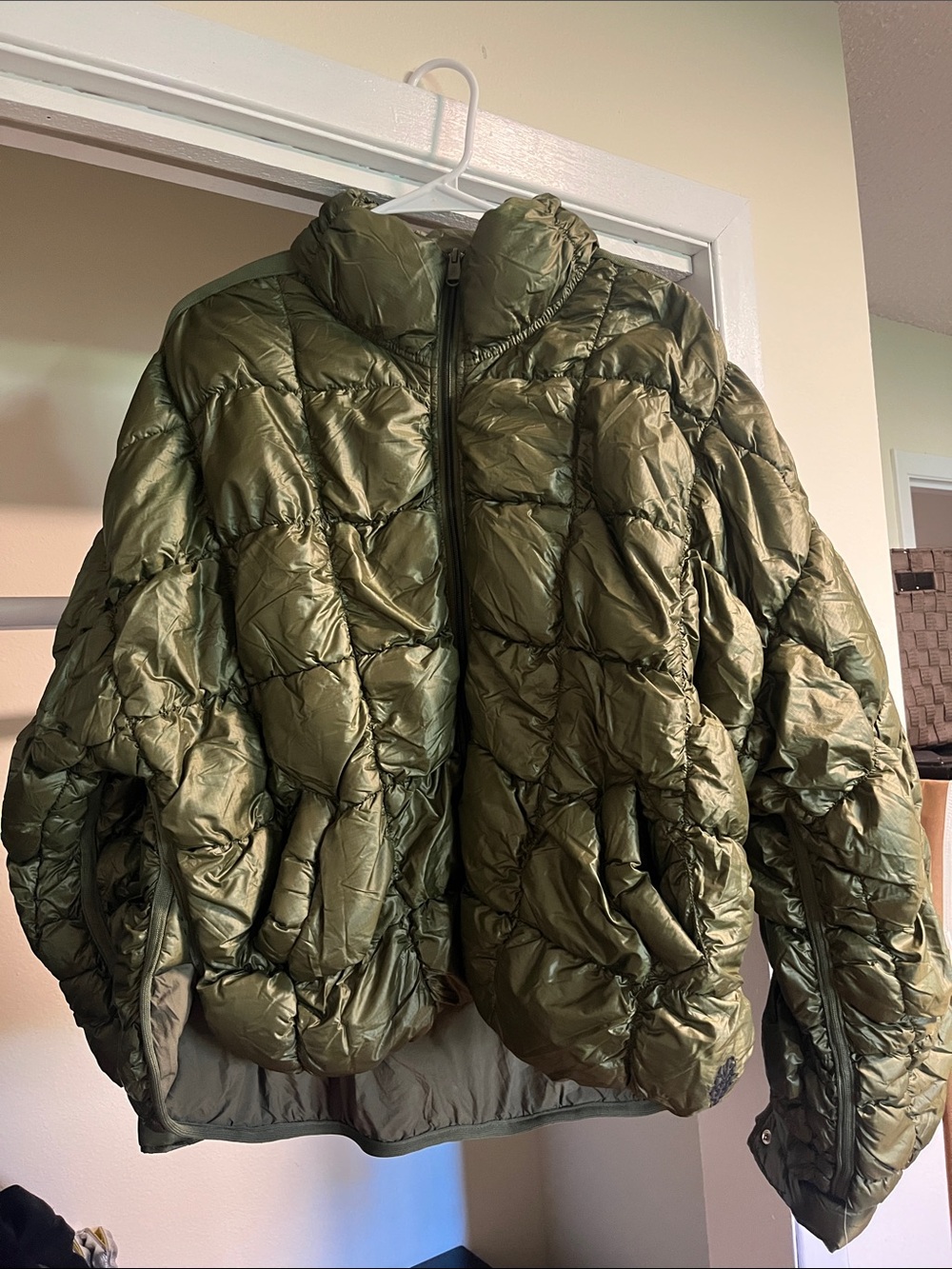 Free People FP Movement Scrunchy Glossy Pippa Packable Puffer Jacket